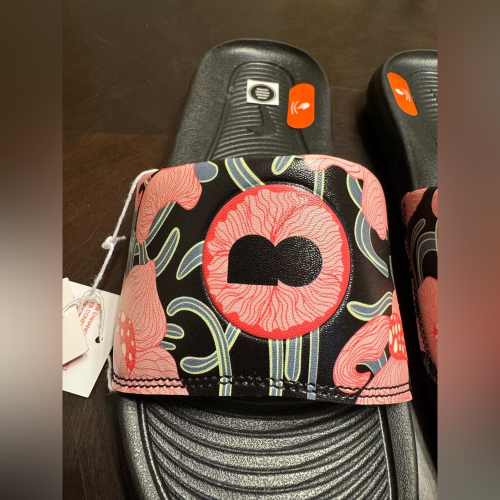 New Nike Naomi Osaka Slides Sandals Pink Black Size US 7 - Picture 4 of 12
